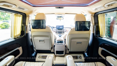 Bọc ghế da Nappa ô tô Mercedes V Class (V250, V220d): Cao cấp, Form mẫu chuẩn, mẫu mới nhất